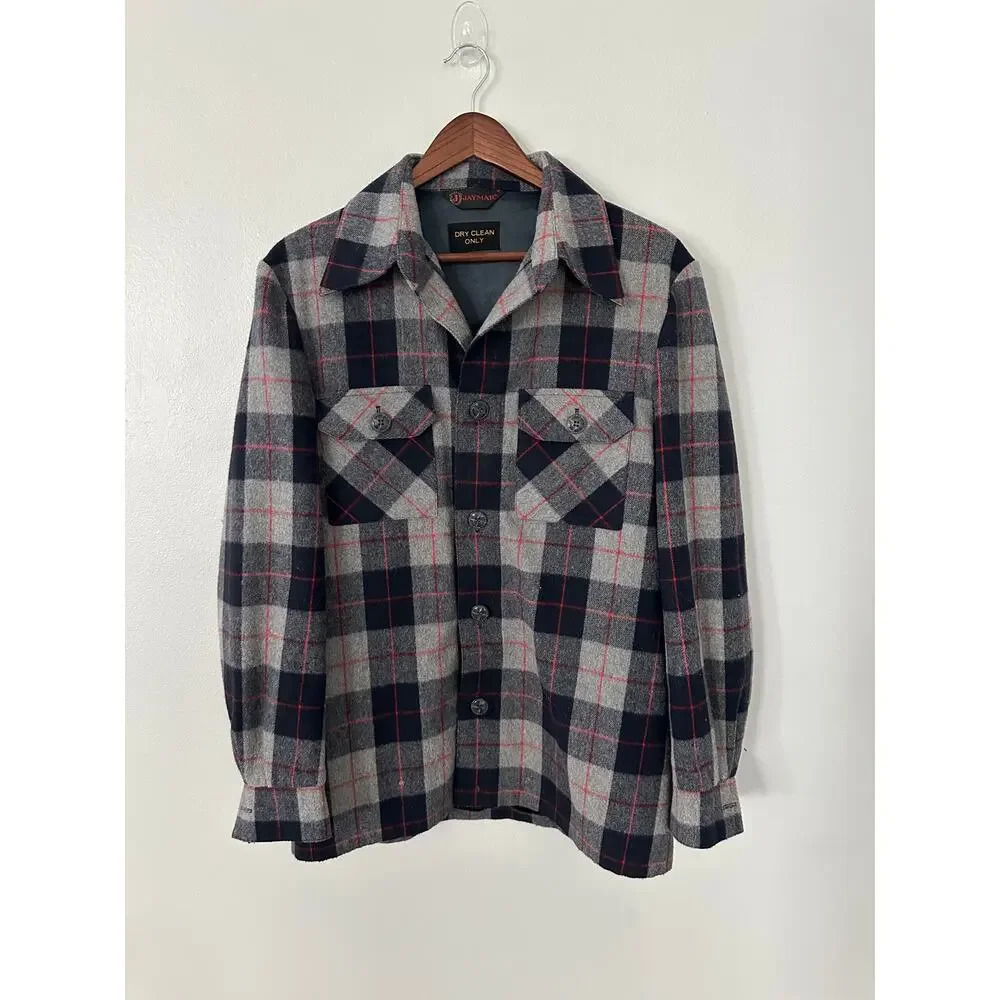 Jaymar Vintage Wool Blend Shirt Jacket sz  Medium